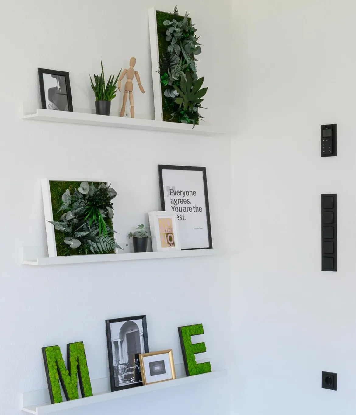 styleGREEN Bild im Dschungeldesign, rechteckig, ca. B57/H27/T16 cm