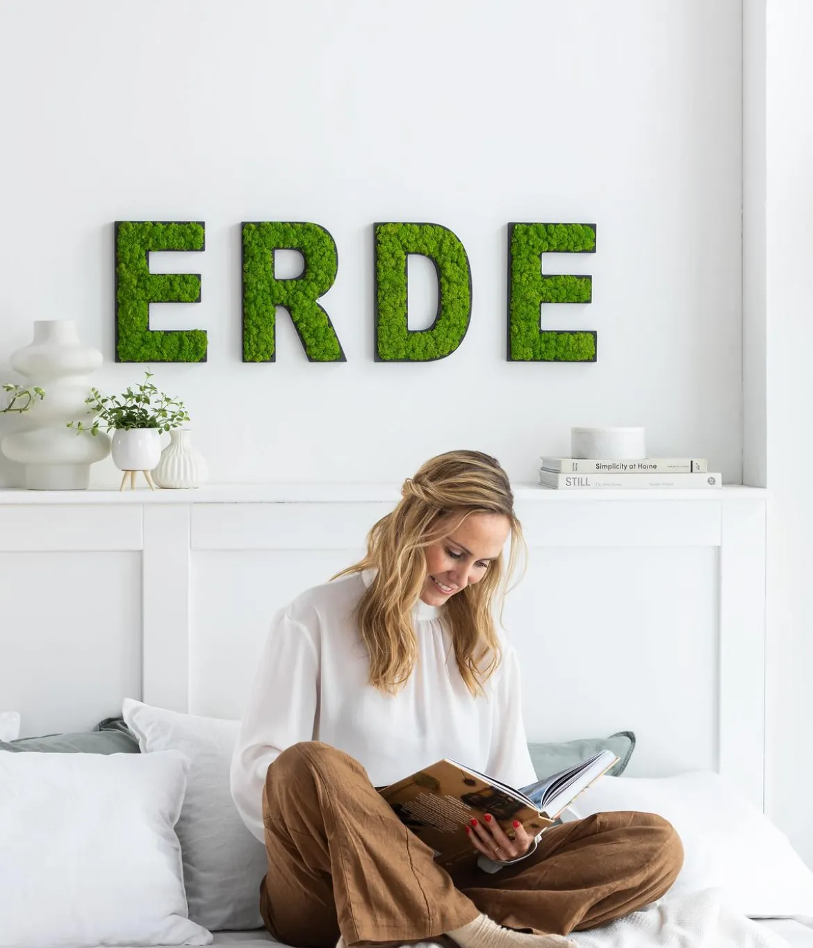 styleGREEN Buchstaben aus Islandmoos, ca. H25 cm