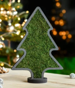 styleGREEN Weihnachtsbaum aus Waldmoos, ca. B27/H37/T2 cm