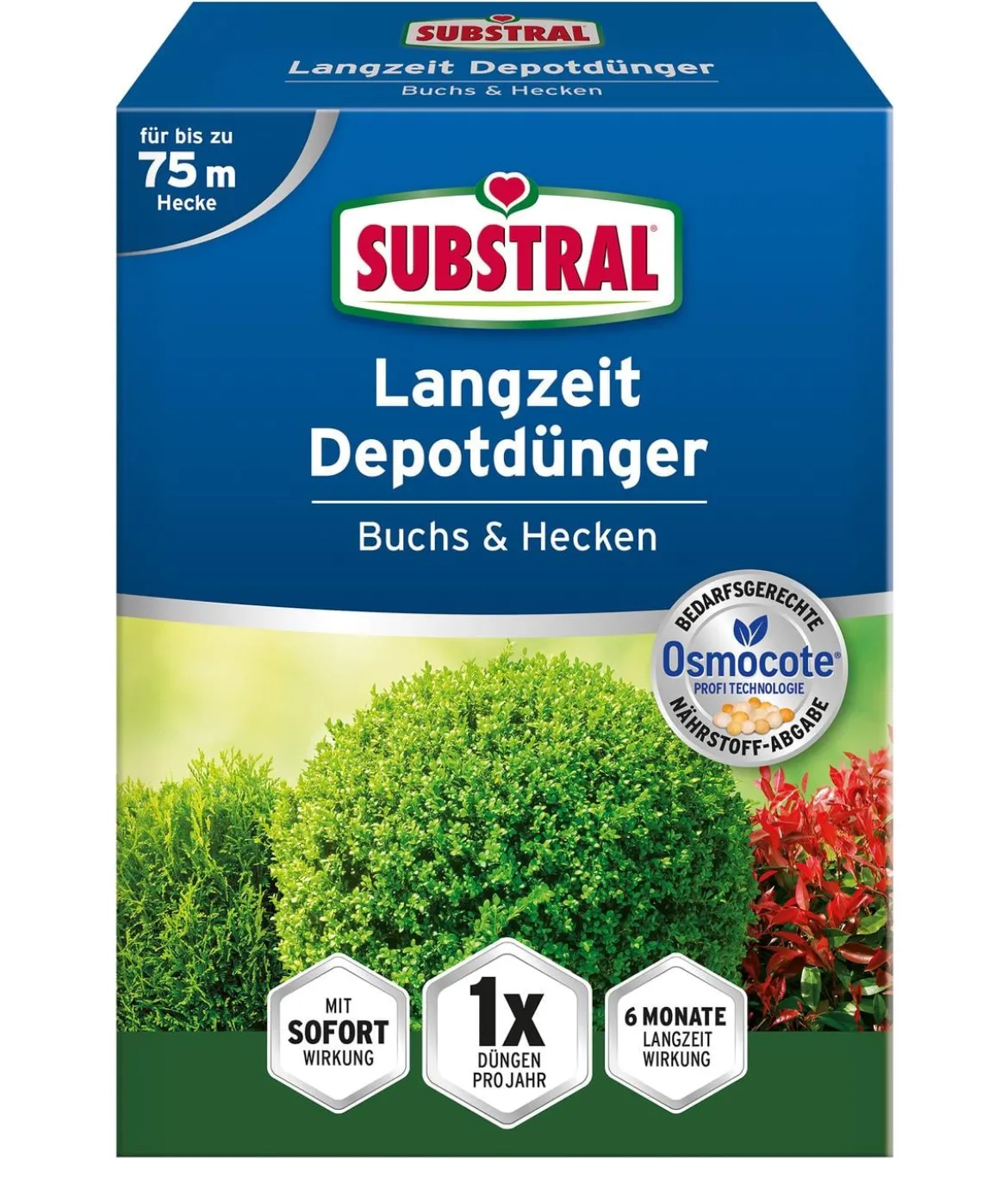 Substral® Langzeit Depotdünger Buchs & Hecken, 1,5 kg