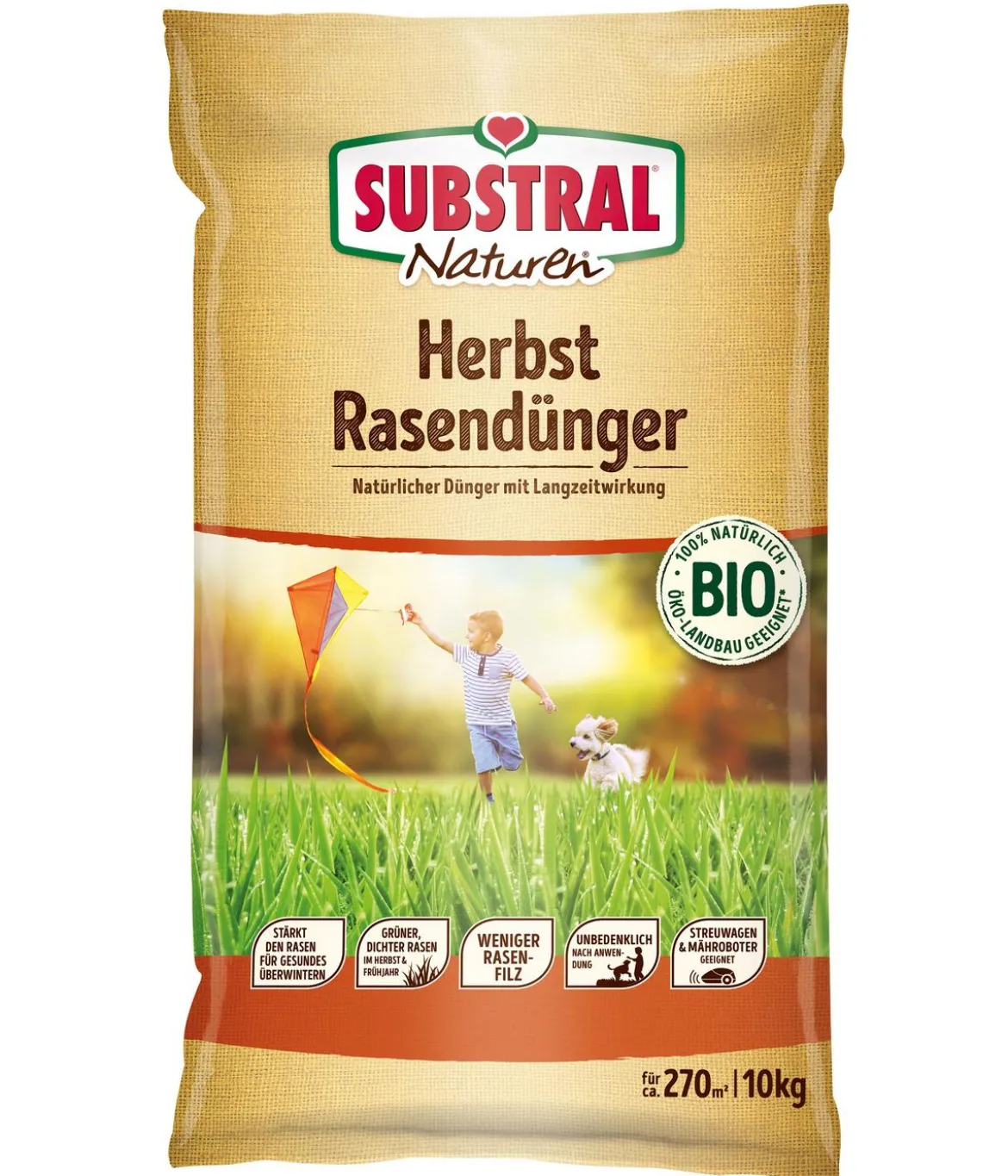 Substral® Naturen® Bio Herbst-Rasendünger, 10 kg