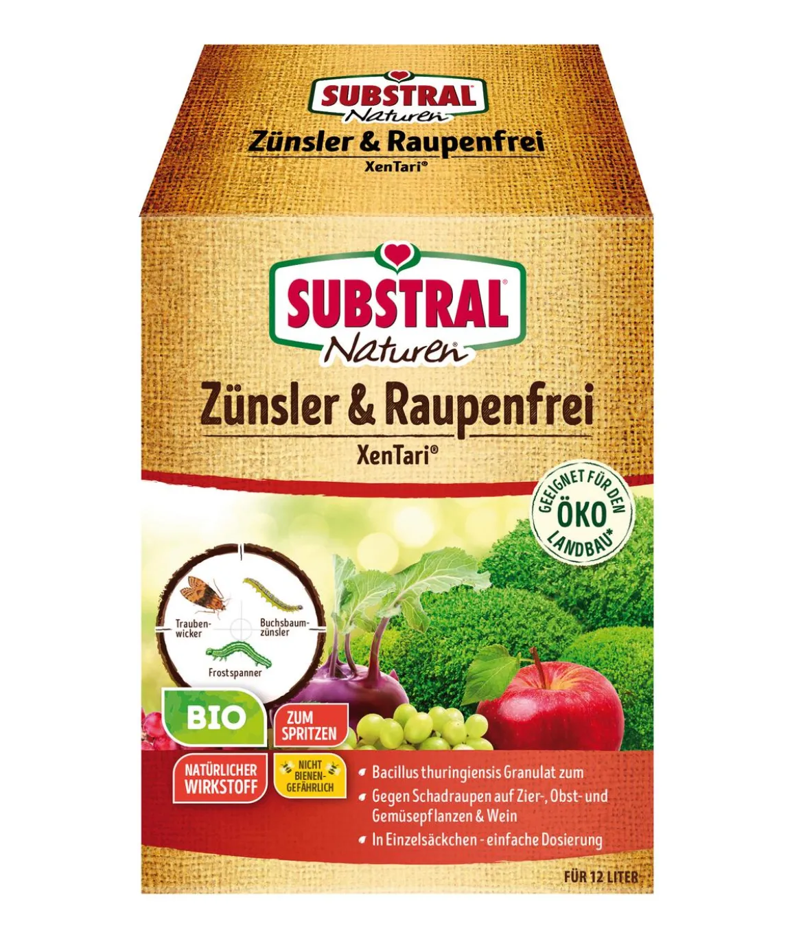 Substral® Naturen® Bio Zünsler & Raupenfrei XenTari®, 20 g