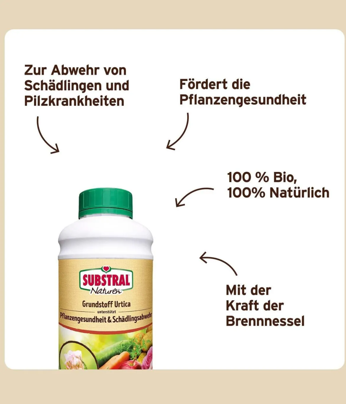 Substral® Naturen® Grundstoff Urtica Pflanzenstärkungsmittel, flüssig, 1 l