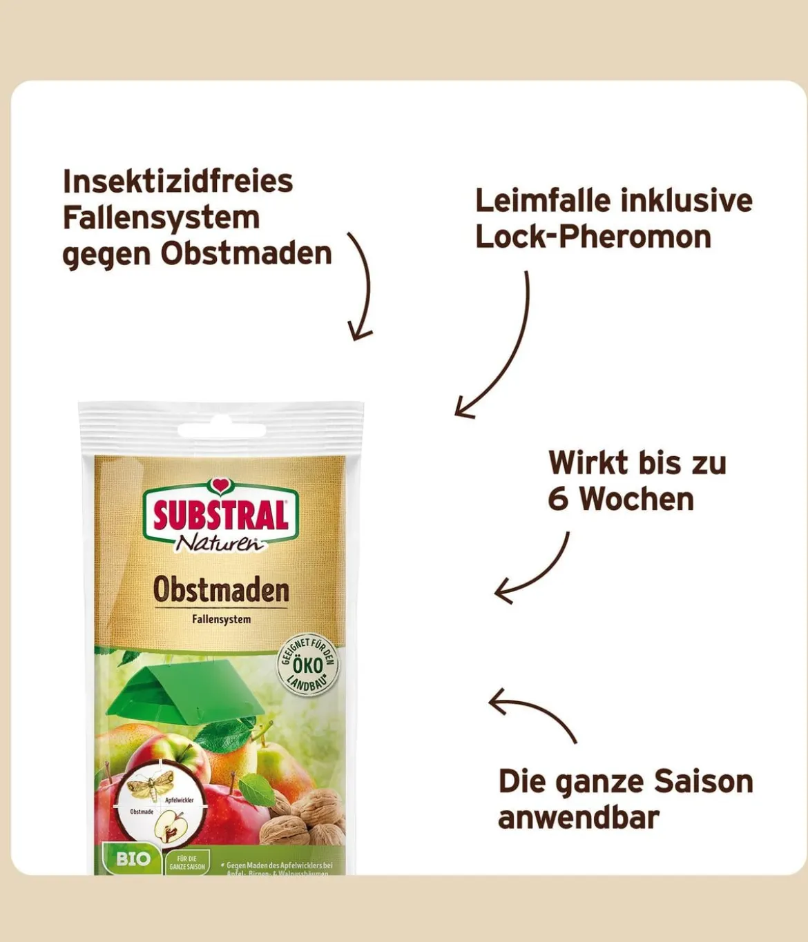 Substral® Naturen® Obstmaden Fallensystem