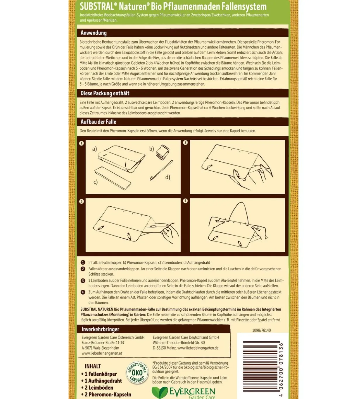 Substral® Naturen® Pflaumenmaden Fallensystem