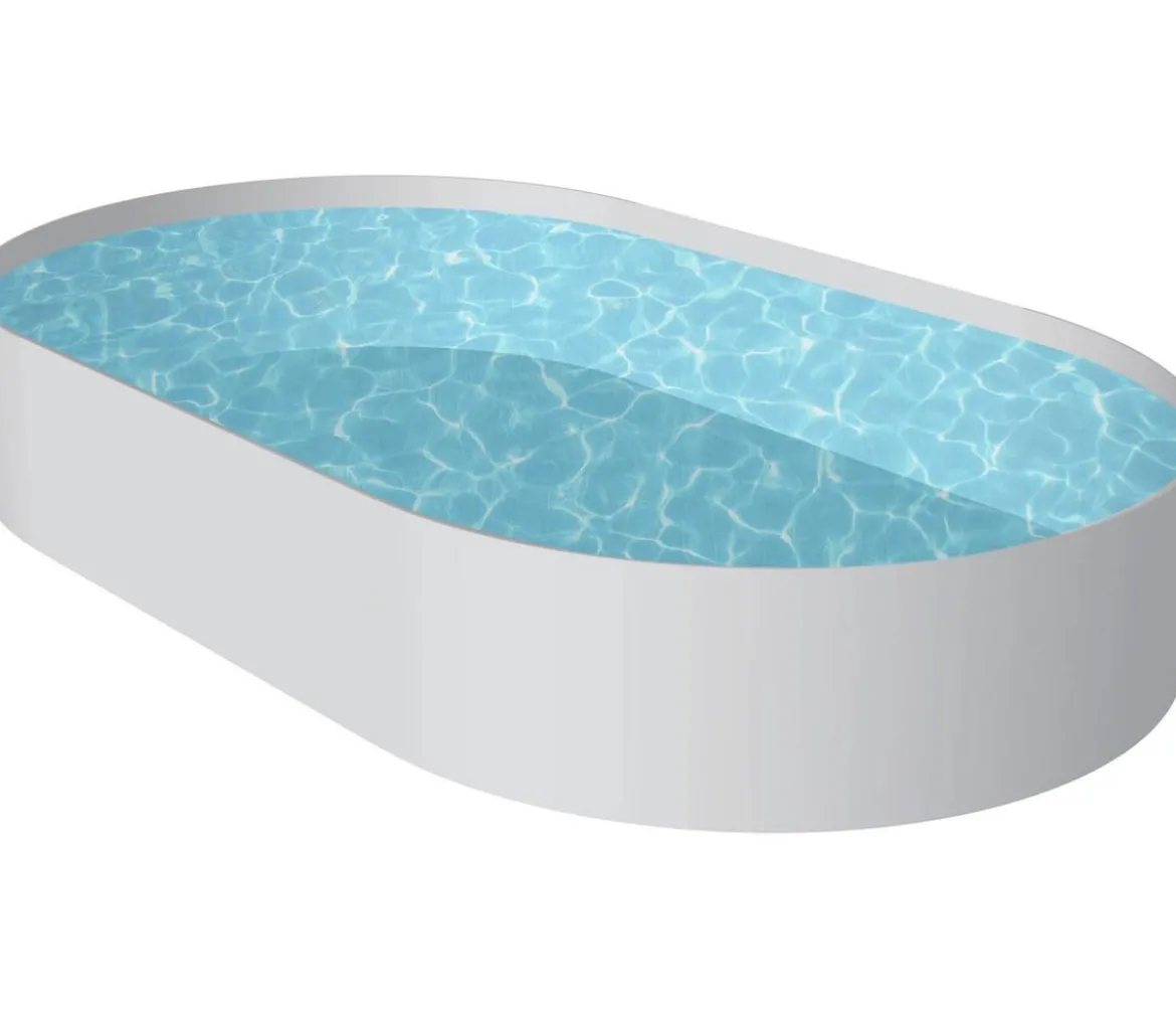 Summer Fun Stahlwandpool-Set, oval