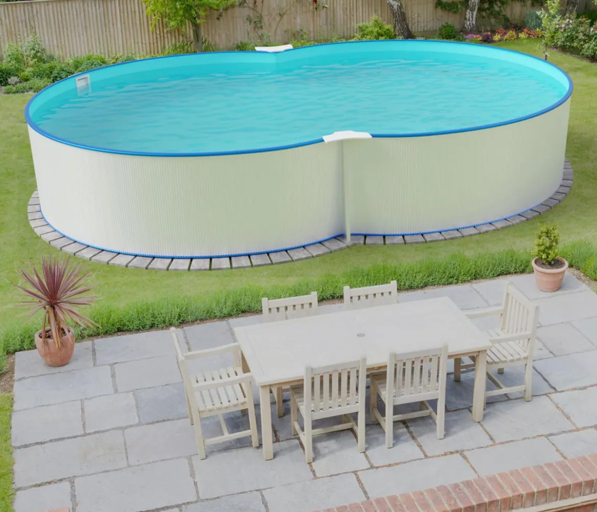 Summer Fun Stahlwandpool-Set Exklusiv, achtform