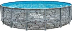 Summer Waves Elite Frame Pool Steinoptik