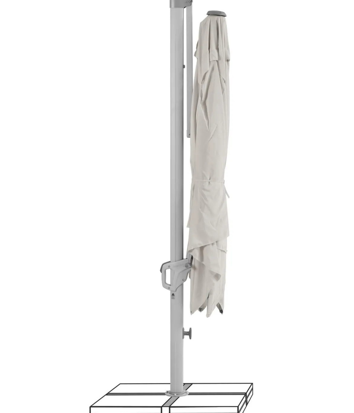 Suncomfort by Glatz Ampelschirm Familyflex, rechteckig, ca. B250/T250 cm