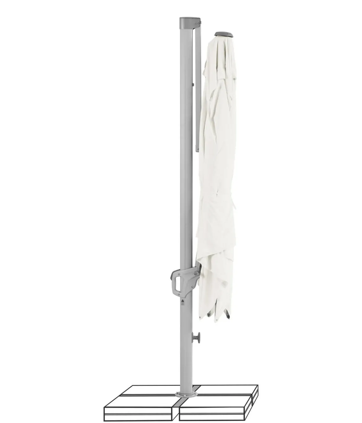 Suncomfort by Glatz Ampelschirm Familyflex, rechteckig, ca. B250/T250 cm