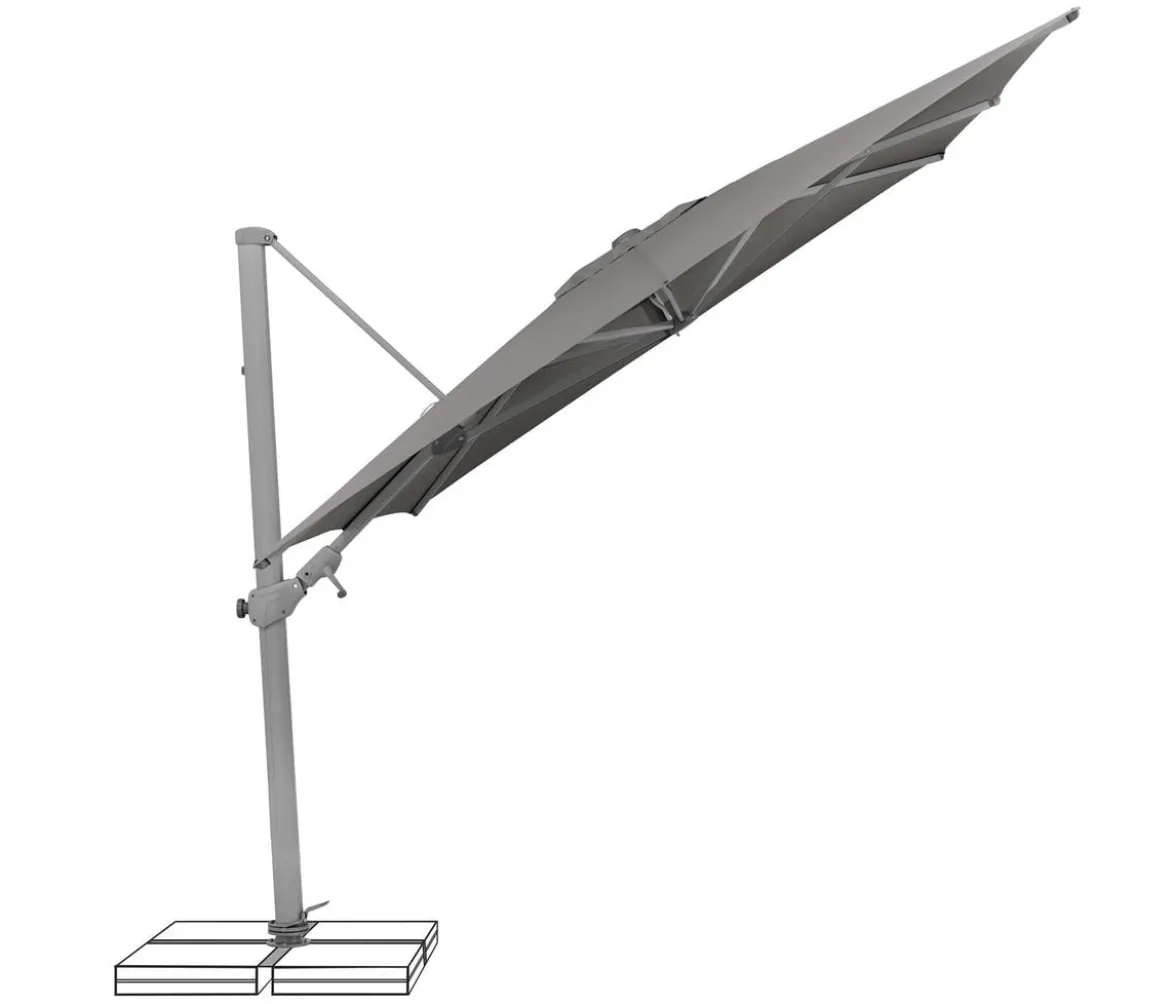Suncomfort by Glatz Ampelschirm Varioflex, rechteckig, ca. B330/T270 cm