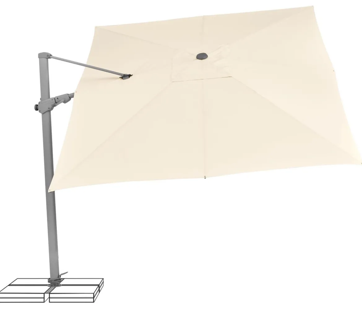 Suncomfort by Glatz Ampelschirm Varioflex, rechteckig, ca. B330/T270 cm