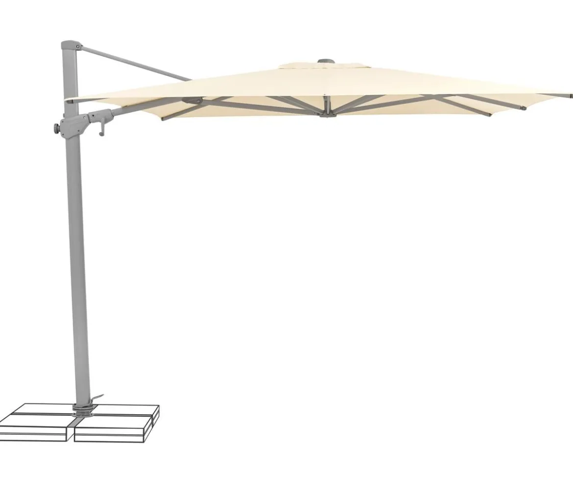 Suncomfort by Glatz Ampelschirm Varioflex, rechteckig, ca. B330/T270 cm