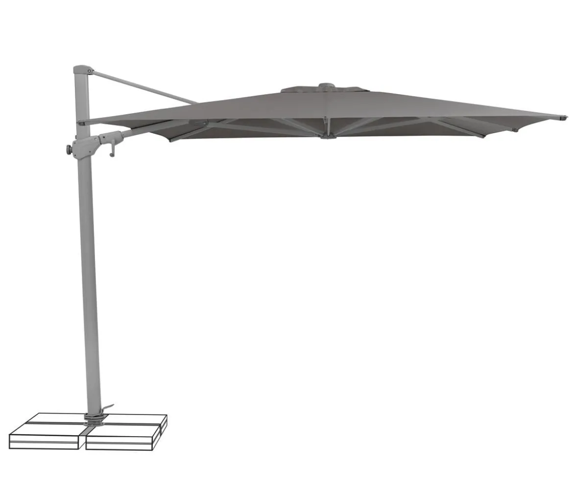 Suncomfort by Glatz Ampelschirm Varioflex, rechteckig, ca. B330/T270 cm