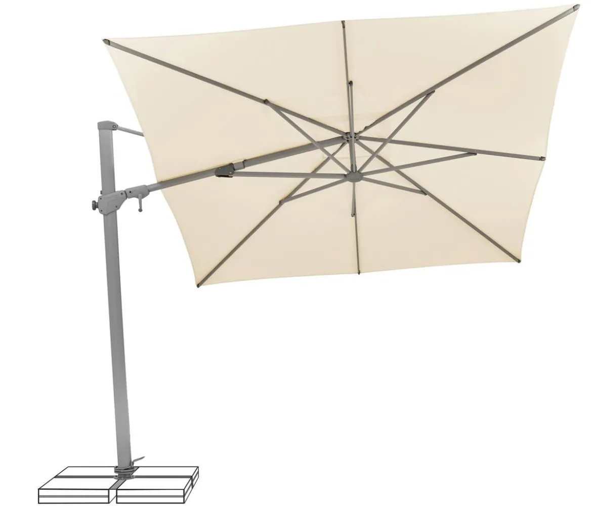 Suncomfort by Glatz Ampelschirm Varioflex, rechteckig, ca. B330/T270 cm
