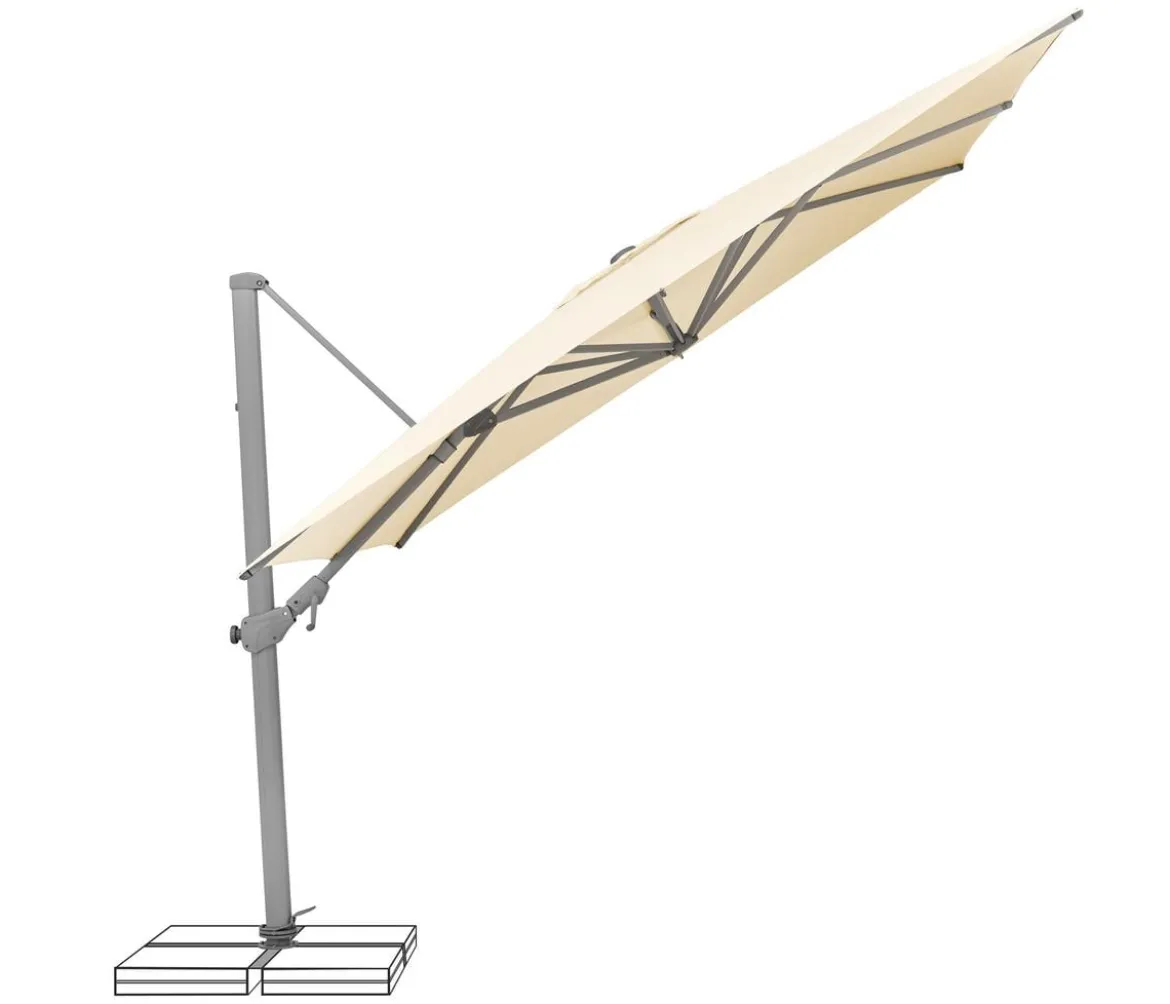 Suncomfort by Glatz Ampelschirm Varioflex, rechteckig, ca. B300/T300 cm