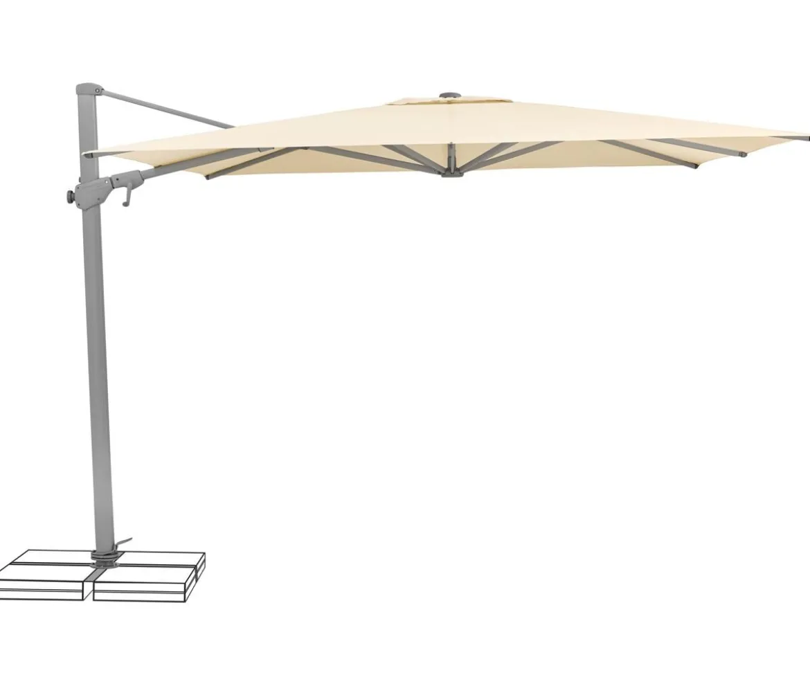 Suncomfort by Glatz Ampelschirm Varioflex, rechteckig, ca. B300/T300 cm