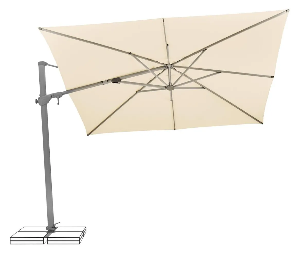 Suncomfort by Glatz Ampelschirm Varioflex, rechteckig, ca. B300/T300 cm