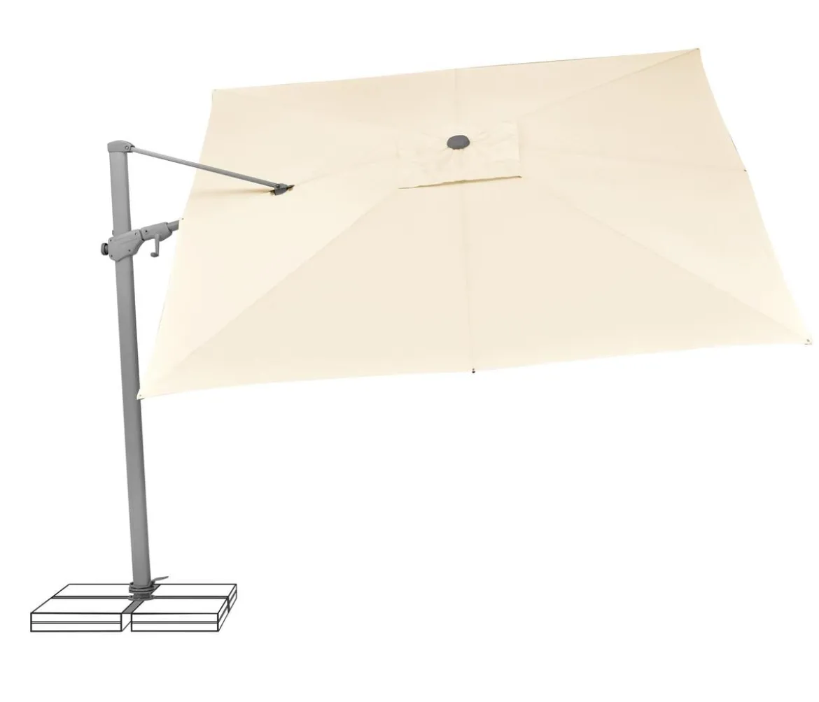 Suncomfort by Glatz Ampelschirm Varioflex, rechteckig, ca. B300/T300 cm