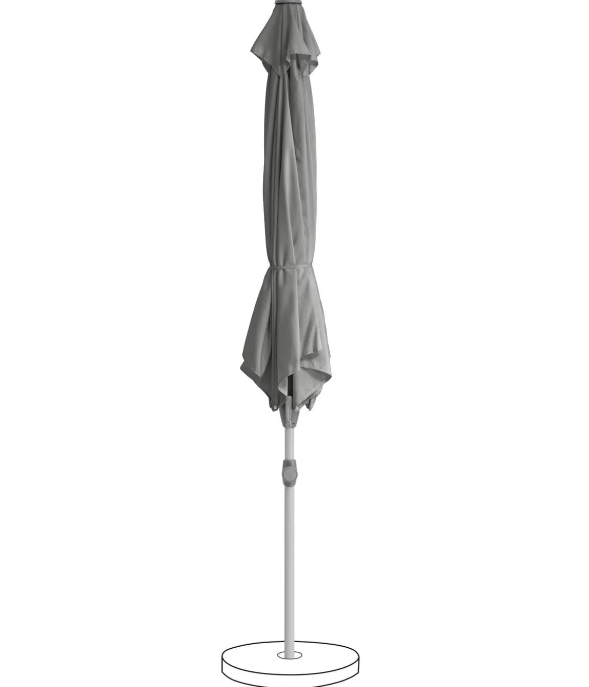 Suncomfort by Glatz Sonnenschirm Shell Turn, rund, ca. Ø300 cm