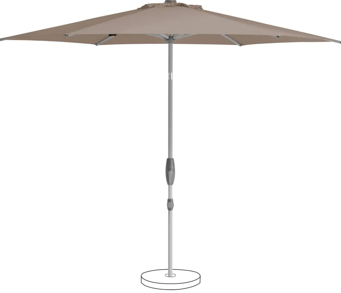 Suncomfort by Glatz Sonnenschirm Shell Turn, rund, ca. Ø300 cm