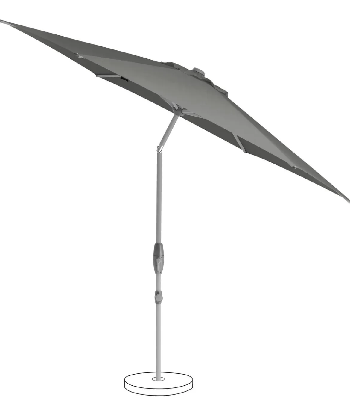 Suncomfort by Glatz Sonnenschirm Shell Turn, rund, ca. Ø300 cm