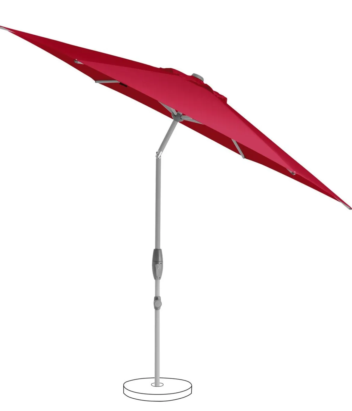 Suncomfort by Glatz Sonnenschirm Shell Turn, rund, ca. Ø300 cm