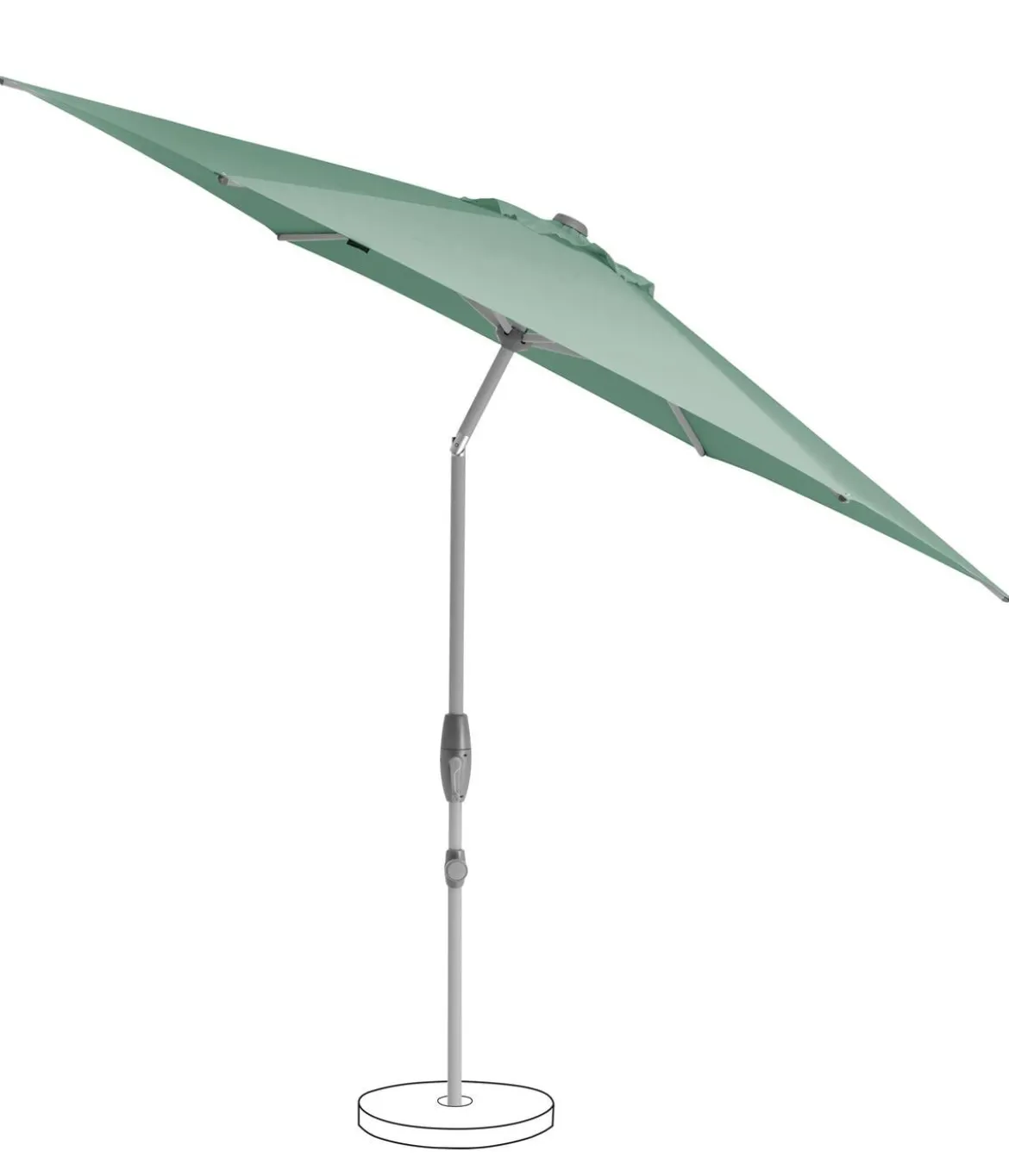 Suncomfort by Glatz Sonnenschirm Shell Turn, rund, ca. Ø300 cm