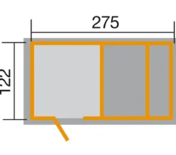 Tabaluga Spielplatz, ca. B286/H154/T153 cm