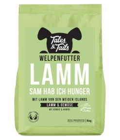 Tales & Tails Trockenfutter für Hunde LammSam hab ich Hunger Welpen