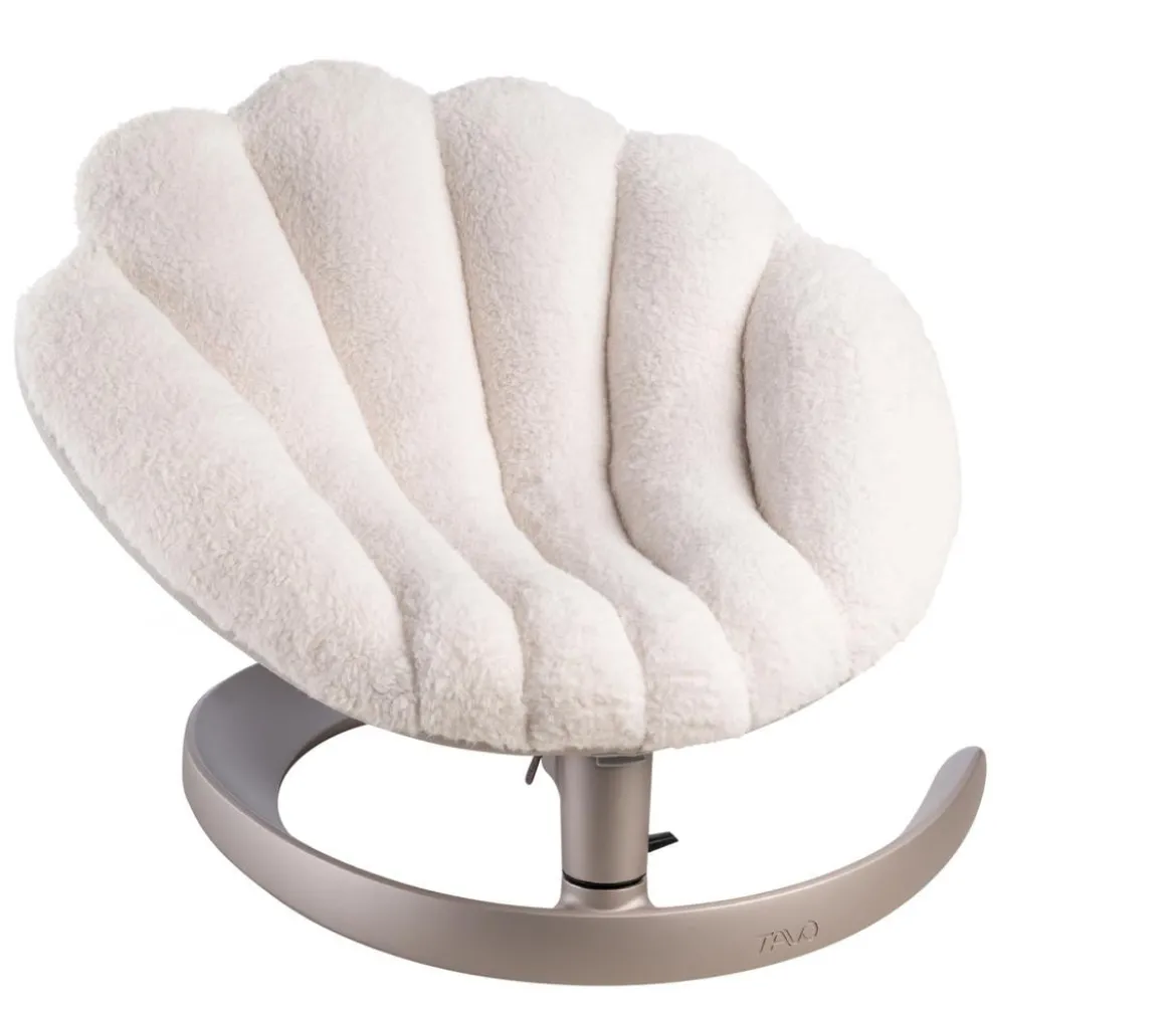 Tavo schwingendes Haustierbett Shell, ca. B78,5/H43-57/T66-73 cm