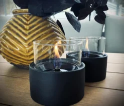 Tenderflame Tischfeuer Breeze, ca. Ø10 cm, 2er-Set