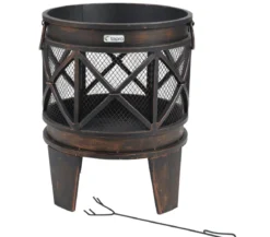 tepro Feuerstelle/ Feuerkorb Gracewood, ca. Ø42/H53 cm