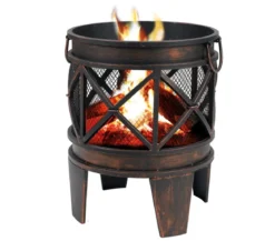 tepro Feuerstelle/ Feuerkorb Gracewood, ca. Ø42/H53 cm