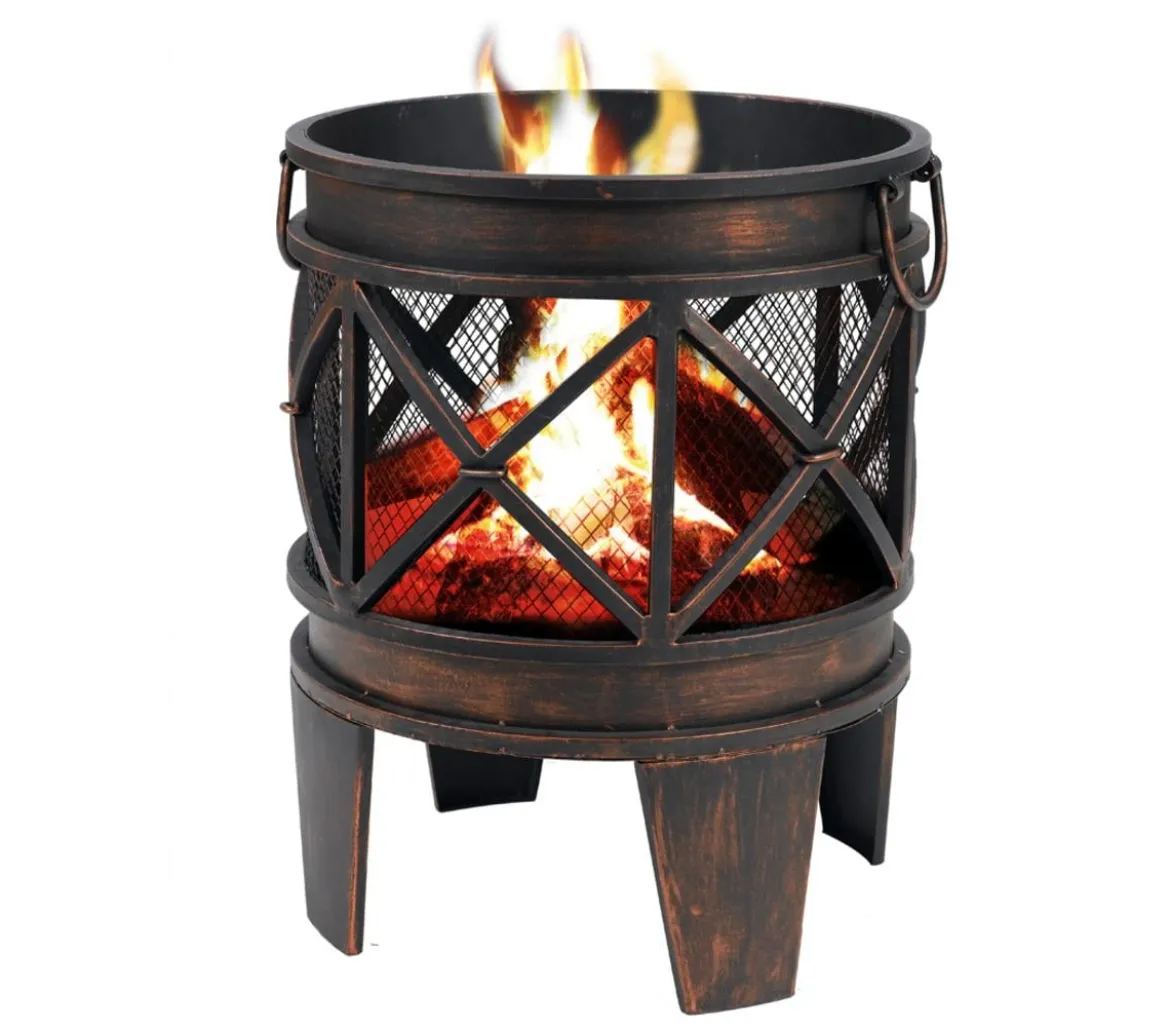 tepro Feuerstelle/ Feuerkorb Gracewood, ca. Ø42/H53 cm