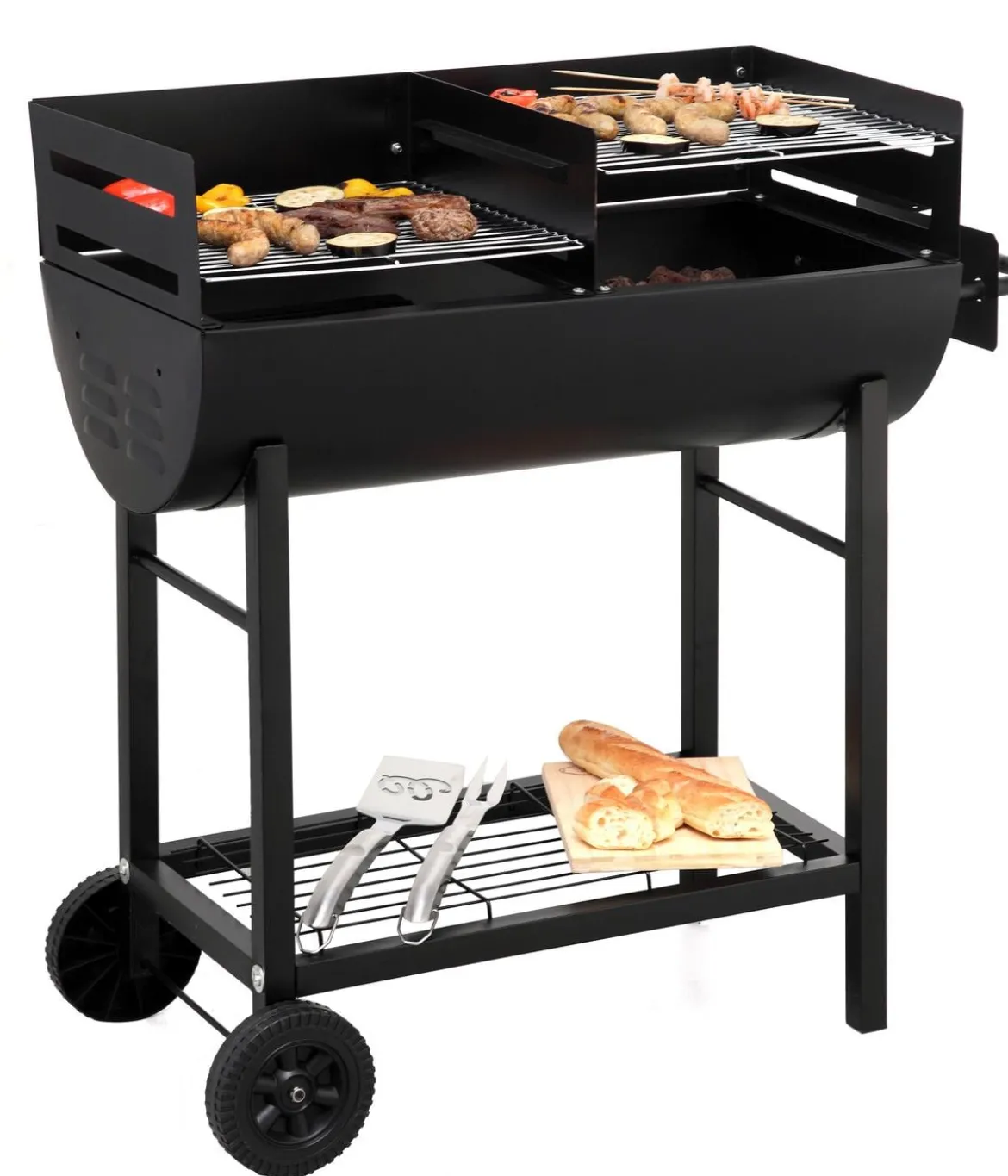 tepro Holzkohle-Grillfass Detroit