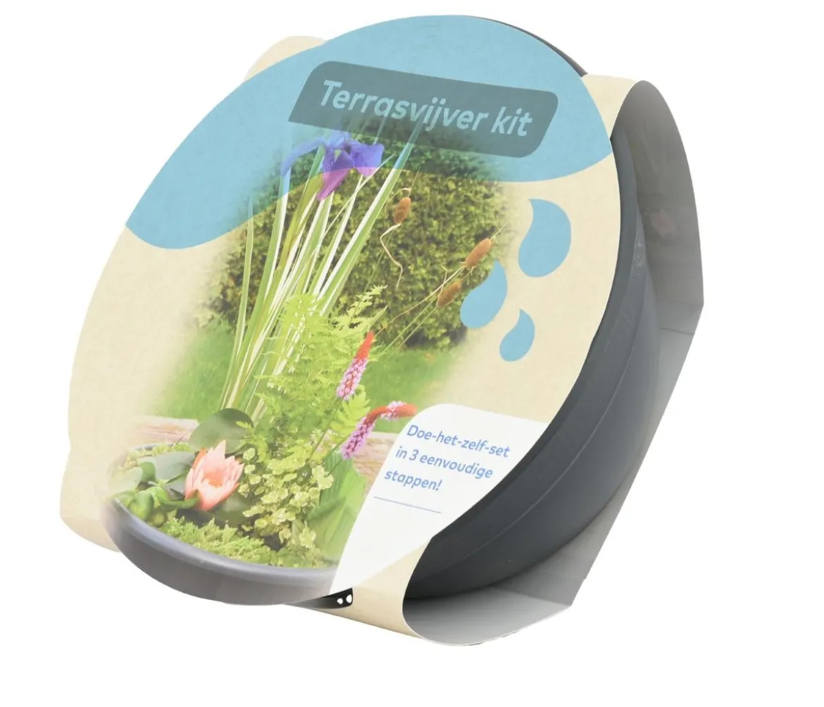 Terrassenteich-Set, 7-teilig