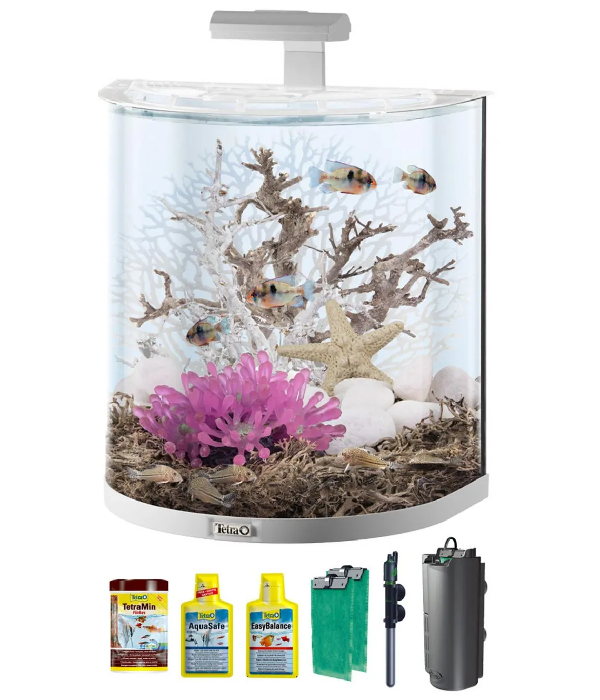 Tetra AquaArt Set LED Explorer-Line, weiß, 60 l
