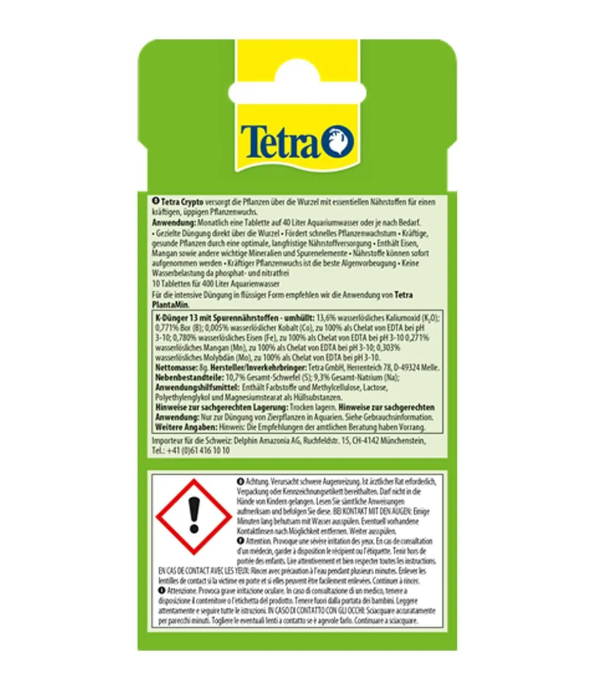 Tetra Aquariumpflanzendünger Crypto