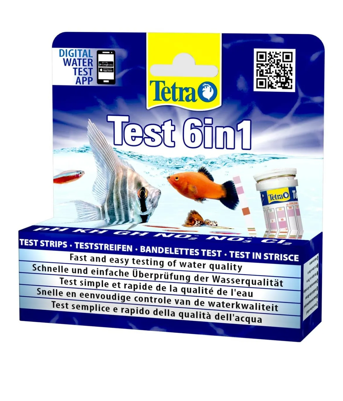 Tetra Wassertest Test 6in1 Teststreifen