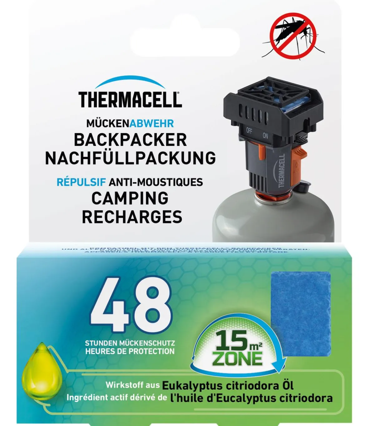 Thermacell Mückenabwehr-Set Backpacker Nachfüllpackung, 1 Stk.
