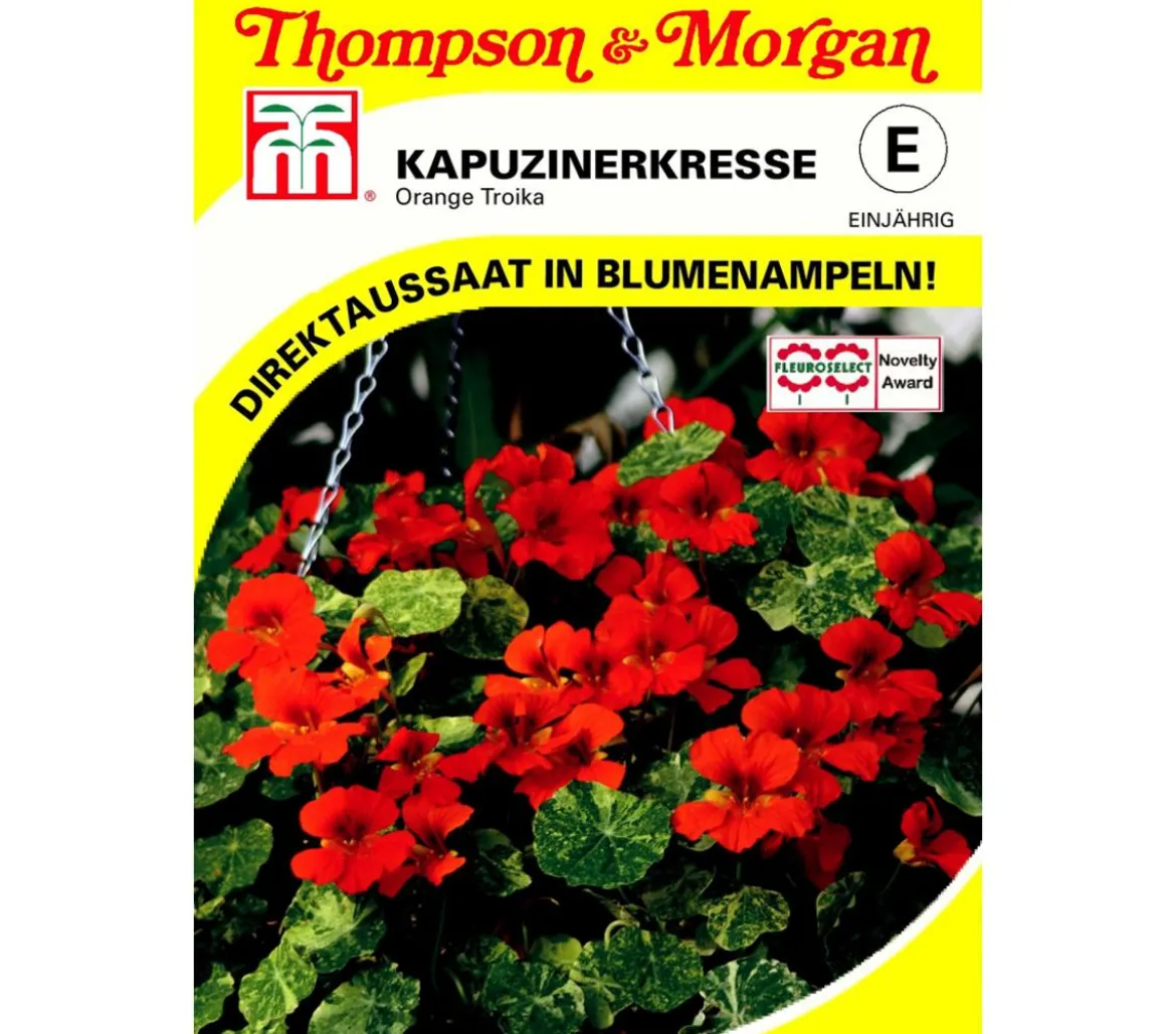 Thompson & Morgan Samen Kapuzinerkresse 'Orange Troika'