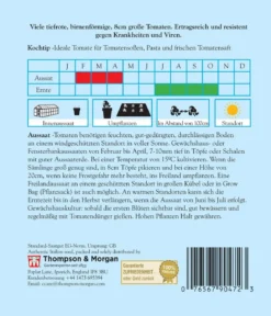 Thompson & Morgan Samen Tomate Pomodoro 'Rio Grande'