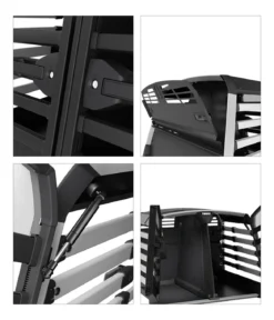 THULE® Allax Double M Compact Hundetransportbox, ca. B93/H65/T82-90 cm