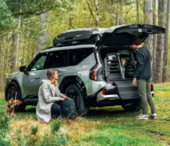 THULE® Allax Double M Compact Hundetransportbox, ca. B93/H65/T82-90 cm