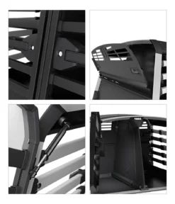 THULE® Allax Double M Hundetransportbox, ca. B93/H65/T77-82 cm