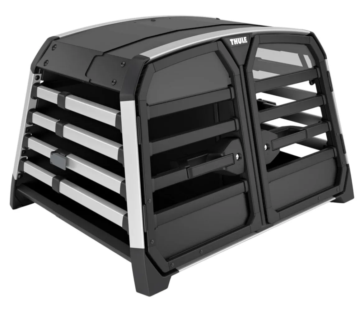 THULE® Allax Double M Hundetransportbox, ca. B93/H65/T77-82 cm