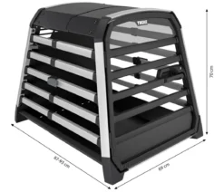 THULE® Allax L Compact Hundetransportbox, ca. B69/H70/T87-93 cm
