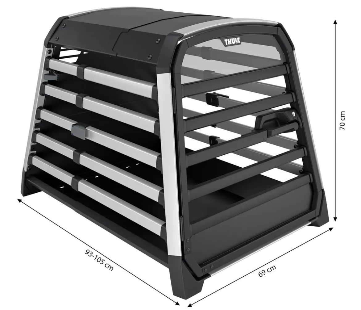 THULE® Allax L Hundetransportbox, ca. B69/H70/T93-105 cm