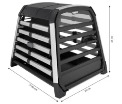 THULE® Allax M Compact Hundetransportbox, ca. B65/H65/T77-82 cm